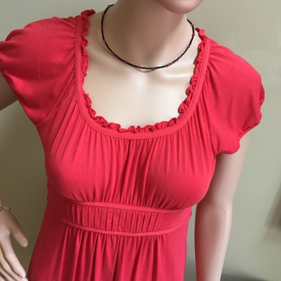 Loft Dress, Coral Color, Size 4P, EUC - Picture 3 of 4